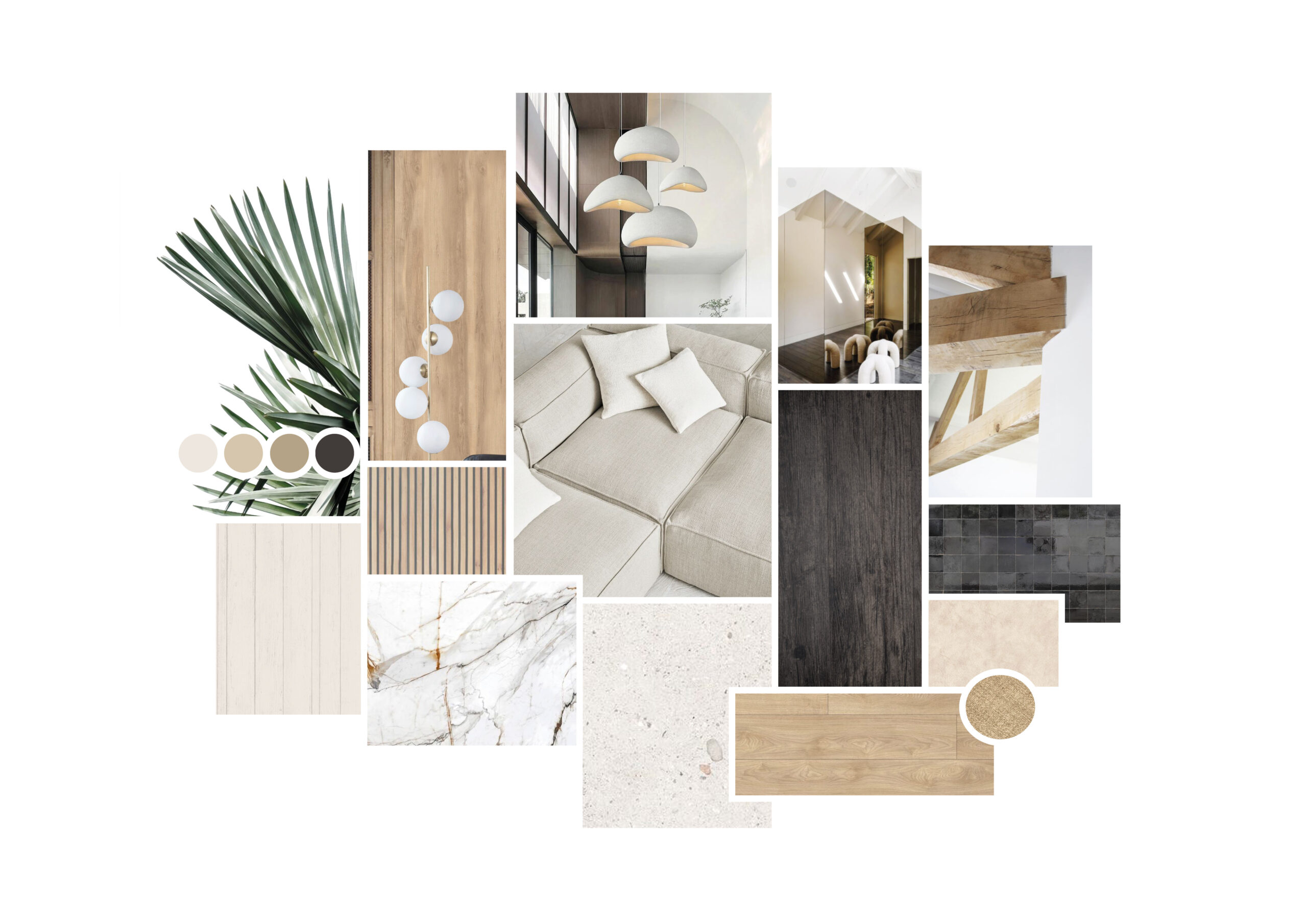 Claire Melul Architecture Intérieure - Projet Leiria - Moodboard