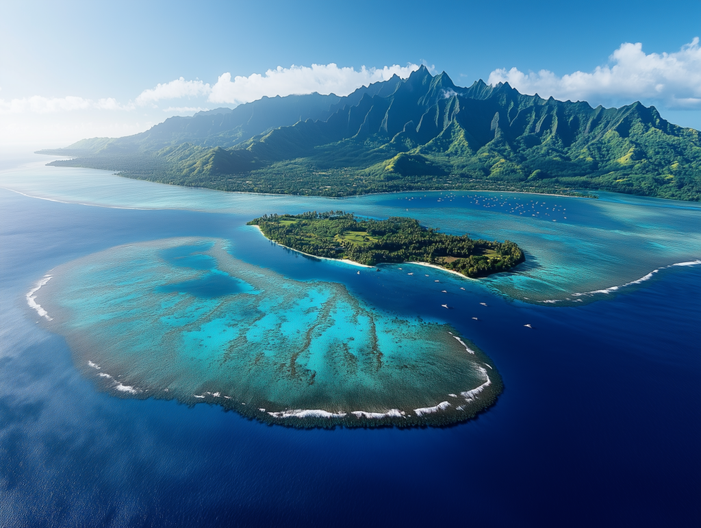 Tahiti vue aérienne